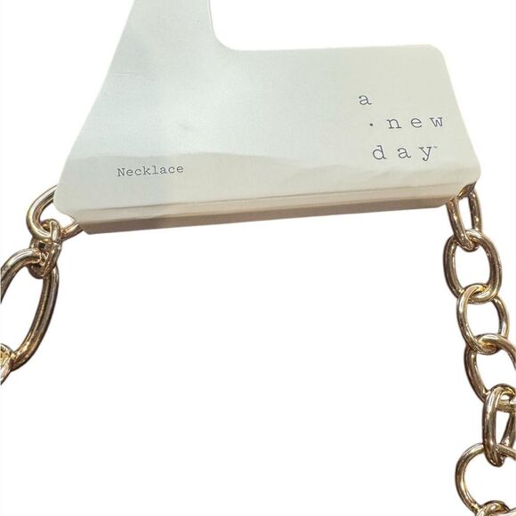 NWT Gold Tone a.new.day 16" L-3" Ext $10 Closet Minimum Purchase - Picture 3 of 4